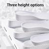 1Pair Elastic Soles Arch Support Comfortable Shoe Pads Men's and Women's Height Increase Insoles Shock-absorbing Sports Insoles