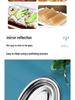 304 Stainless Steel Deep Oval Fish Plate: Thickened Egg-Shaped Dish for Steaming, BBQ & More. Ideal for Home Dining.