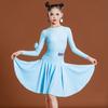 Children'S Latin Dance Practice Suit Girl's Latin Dance Performance Suspender Skirt Ballroom Practice Dancing Dress Latin