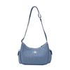 New MLB Cotton Hobo Bag, Shoulder Bag, Crossbody Bag Women's Denim Blue 7ACRMD05N-50SBS