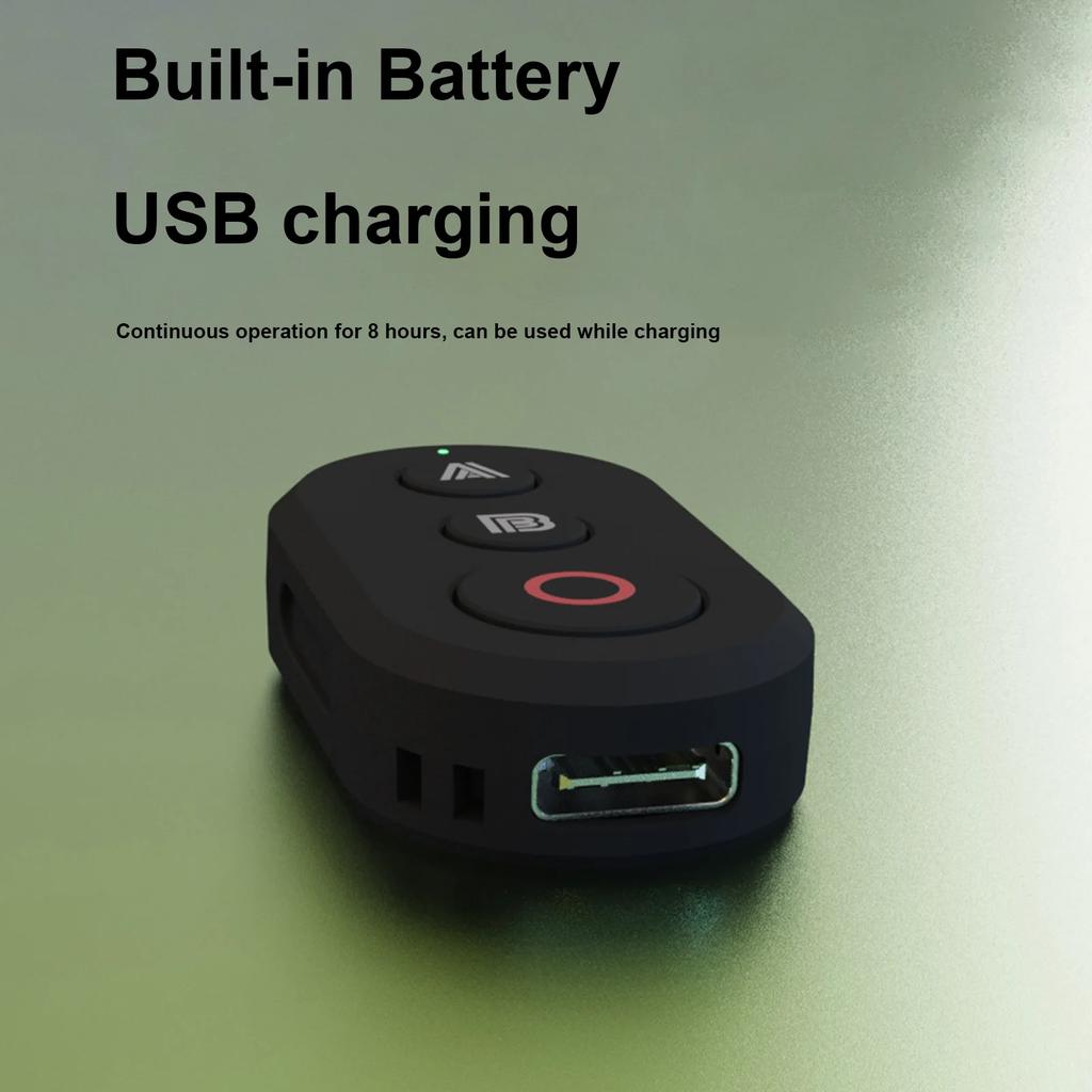 Portable BT Camera Remote Control Rechargeable Sports Camera Controller Wireless Camera Remote Control for Action Cameras