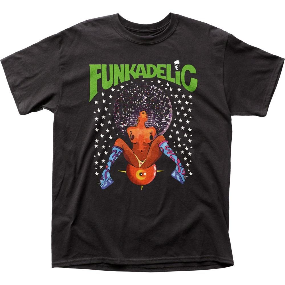Funkadelic Afro Girl Mens T Shirt Music Classic Concert Funk Band Tee New Black Unisex T-Shirt M
