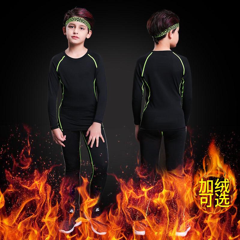 Dětská rychleschnoucí sportovní souprava: Chlapecké podzimní/zimní body pro basketbal a fotbal