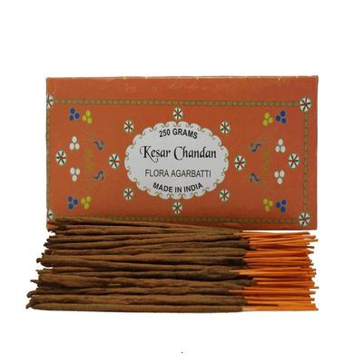 Kesar Chandan Saffron Sandal Agarbatti Incense Sticks 250 Grams Flora Incense
