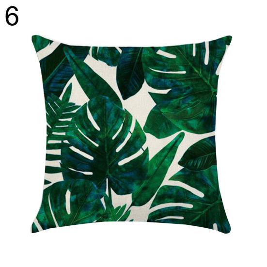 Monstera Leaf Square Povlečení na polštář Povlak na polštář Rozkládací pohovka Dekor do auta