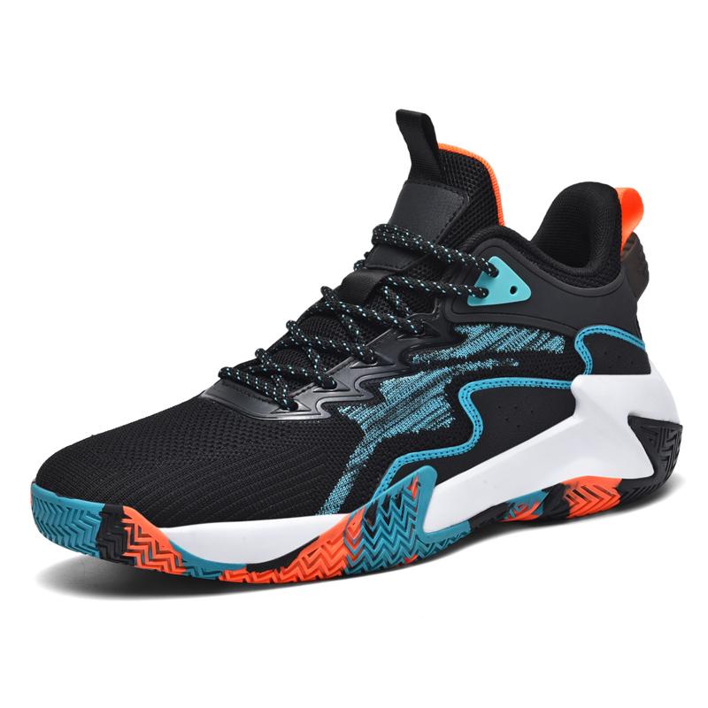 New Basketball Shoes Men Breathable Cushioning Sneakers Rebound  Anti Slip Lightweight  Comfortable Outdoor Training Sneakers