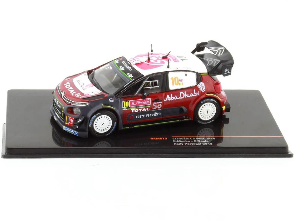 ixo C3 WRC 2018 Rally Portugal Nagle RAM675 Citroën #10 K. Meeke-P.