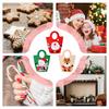 Christmas Candy Bags Felt Christmas Wrapping Bags 3 Pieces Fabric Basket Reusable Holiday-Themed For Classroom School Event
