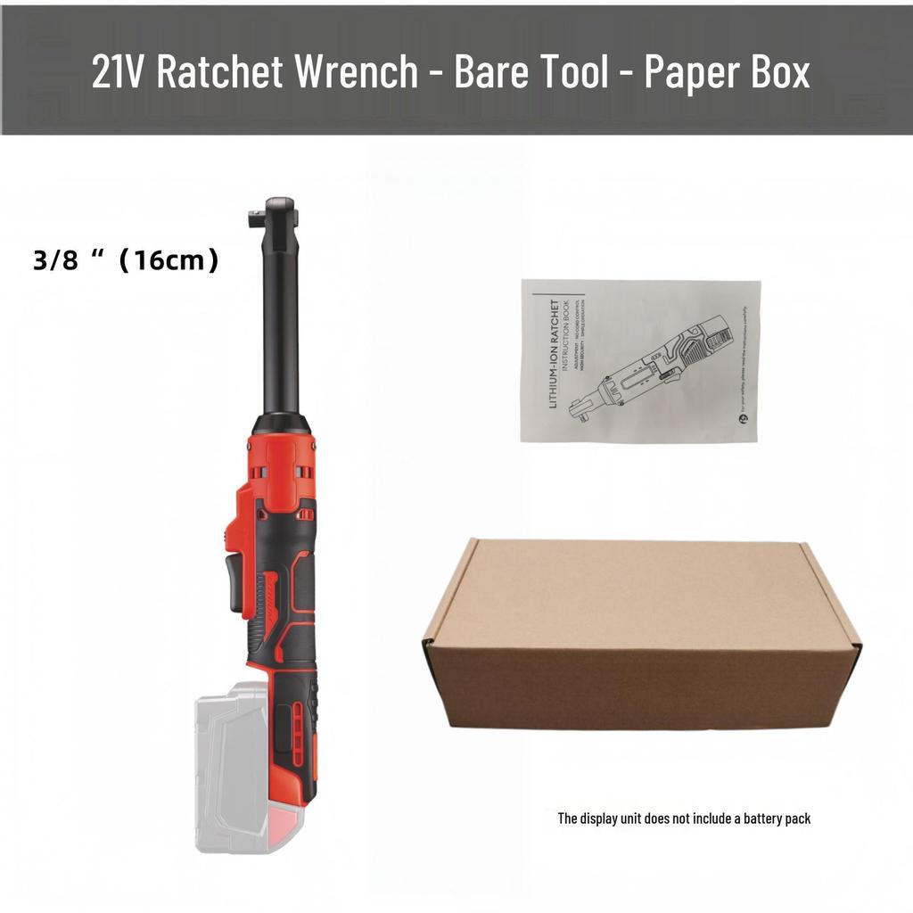 21V Right Angle Electric Ratchet Wrench with Lithium Battery for Stage Truss Installation