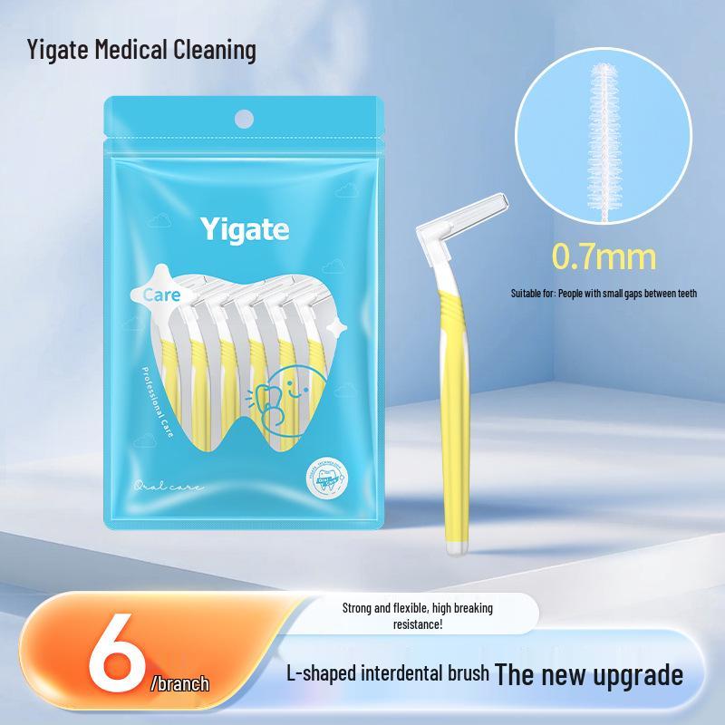 Yigate Straight Orthodontic Interdental Toothbrush for Gap Cleaning