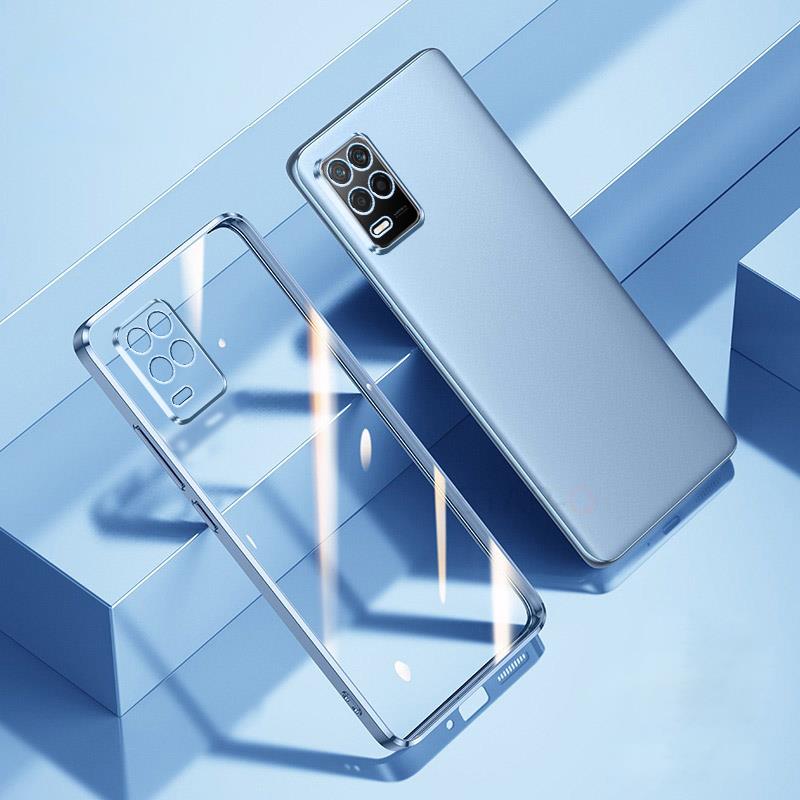 Galvanisierter Klarer Case Für Oppo Realme Gt Neo 2 3t Q5 3 5 Master Edition Silikon Transparenter Bumper Rückabdeckung