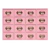 16-Compartment Drawer Storage Cabinet – Vintage Pink Solid Wood Desktop Organizer – 22 lbs Load Capacity