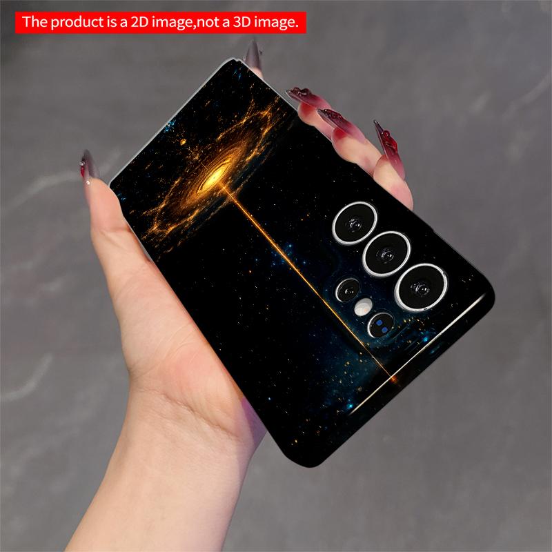 2DFlat Samsung Phone Case Cosmic Light Beam Over Starry Sky Applicable To Galaxy S22 S23 S24 S25ULTRA S26 A12 A13 A14 A15 A16