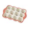 Blooming Bouquet Stoneware Egg Holder Rustic Kitchen Storage Dishwasher Safe Holds 12 Eggs Farmhouse Decor Embossed Design