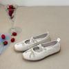 Sheepskin Edition  Mary Jane Single Shoes Velvet Crystal Sole Women'S Shoes Fashion Casual Versatile 365
