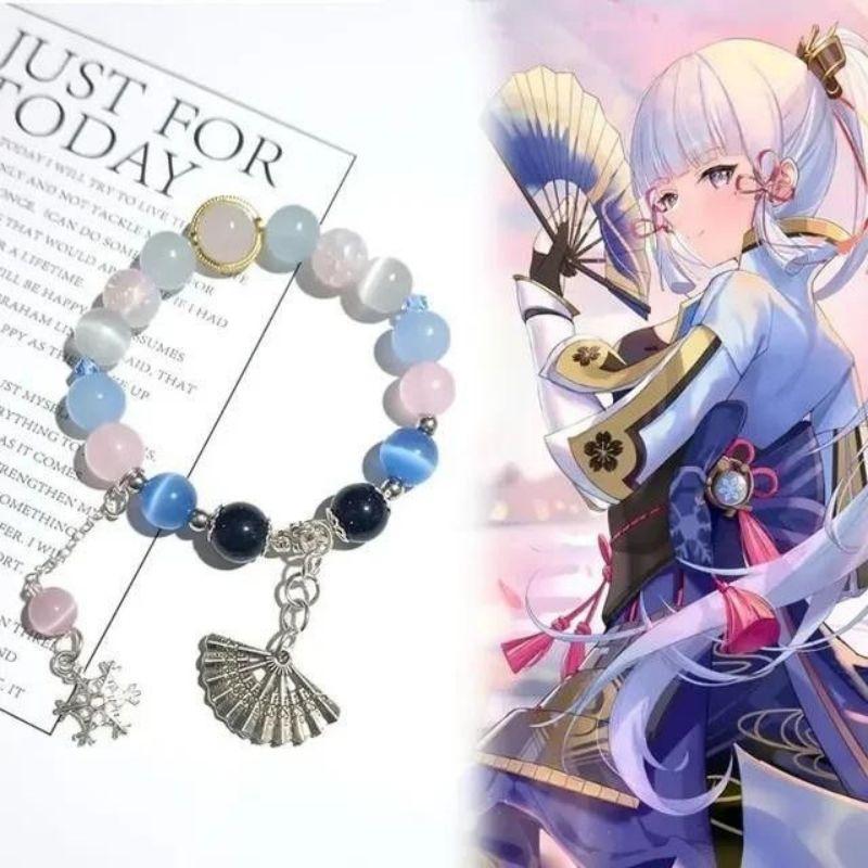 Anime Game Genshin Impact Neuvillette Wriothesley Cosplay Bracelet Unisex Beads  Pendant Bracelets Jewelry Accessories Gifts
