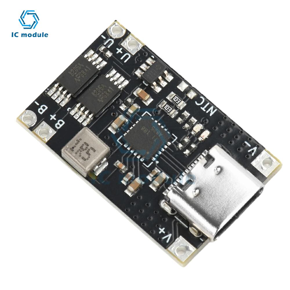 5V 3A Step-Down Power Supply Charging Module DC 4.5-12V TYPE-C USB Lithium LiPo Battery Charger Protection Circuit Board