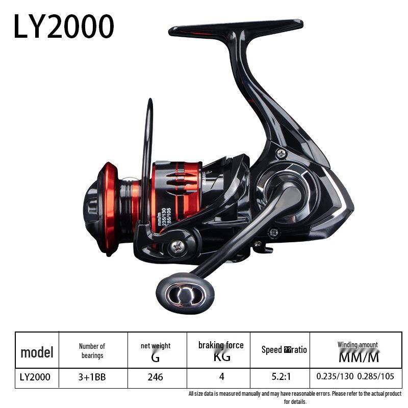 

Blue Boat Full Metal Spinning Reel: Long Cast Sea & Raft Fishing Gear