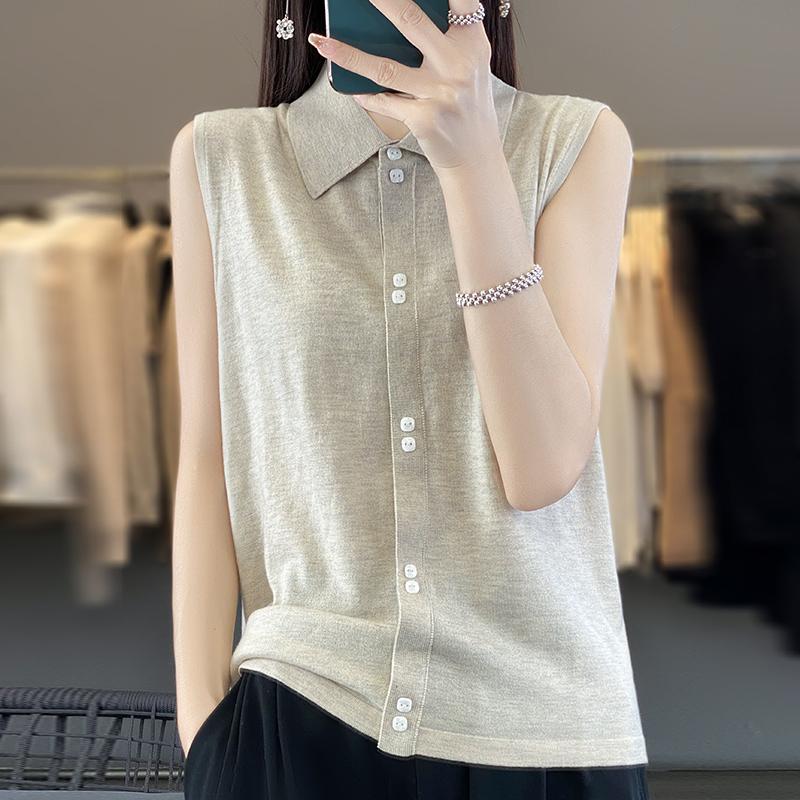 

Женский легкий кардиган из 50% шерсти и 50% шелка Mulberry — универсальный трикотаж на все 4 сезона для комфорта и стиля в любое время года M коричневый