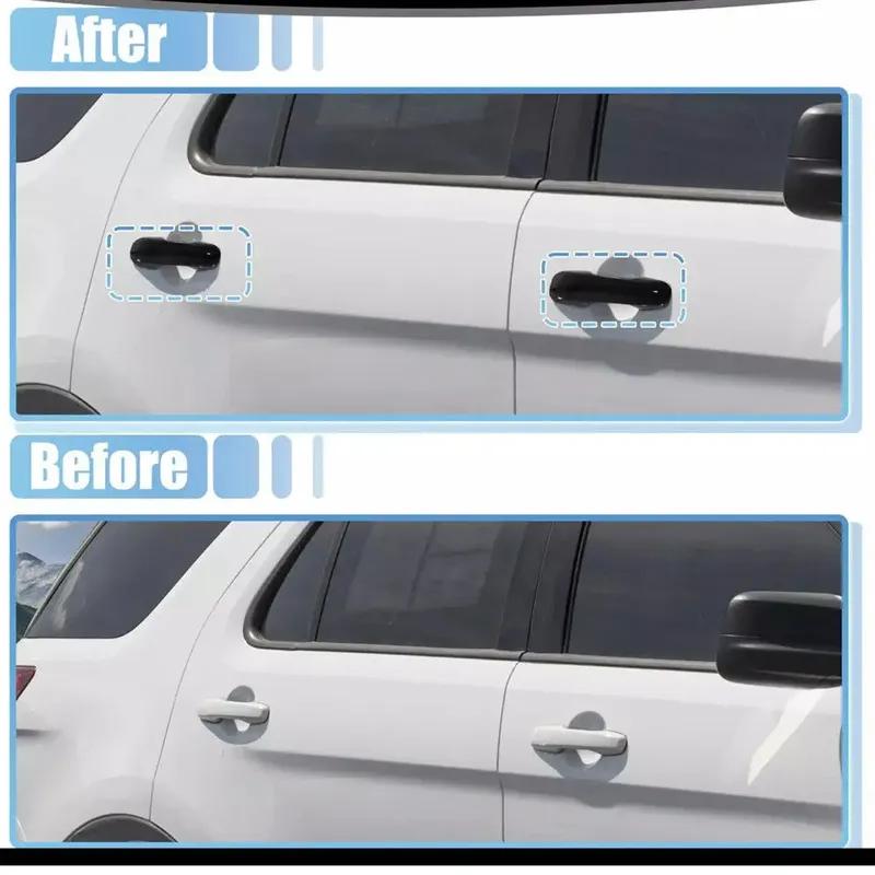 4Pcs/Set For Ford Explorer -2024 ABS Plastic Door Handle Cover Moulding Decoration Trim Car Scratch Resistant Accessories