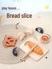 Wooden Velcro Bread & Veggie Cutting Play Set