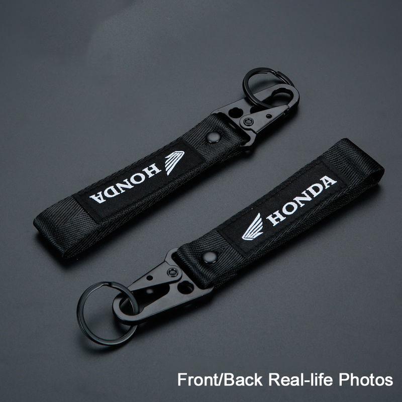 COJ1 Car KeyChain Lanyard Key Strap Motorcycle Keyring Phone Lanyard Durable Motorcycle Accessories For Honda CB400 CB650 FCBF HRC