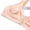 Mom's Underwear: Women's Seamless Cotton Sports Bra with Front Buckle – Comfy, Thin, Beautiful Back, Plus Size for Summer