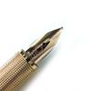 Very Good MONTBLANC fountain pen Starwalker white star Black Red Gold 14K mens Used