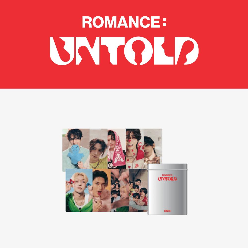 

Предзаказ ENHYPEN ROMANCE: UNTOLD Набор фотокарточек и жестяной коробки