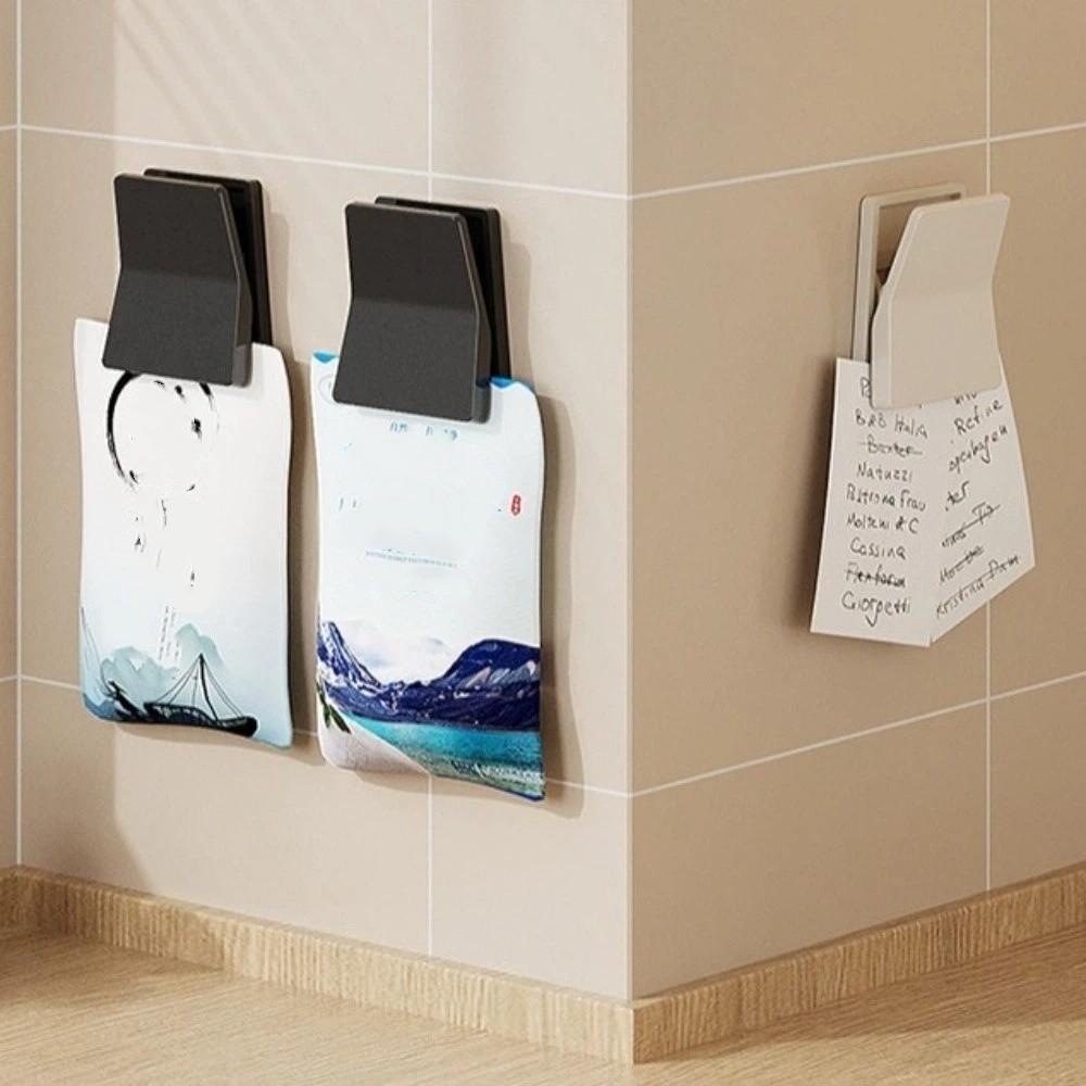 4 PCS/SET Waterproof Self Adhesive Hooks Punch-free Bathroom Storage Rack Bathroom