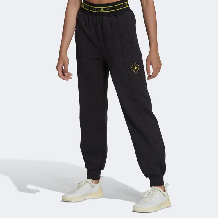 Adidas Dámské kalhotky Stella Mccartney Sw Pt Ml Logo Joggers Black HM3817