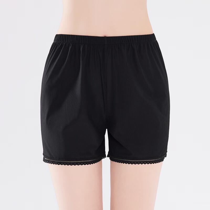 Fenteng Women's Breathable Lace Anti-Chafe Safety Shorts 2-Pack