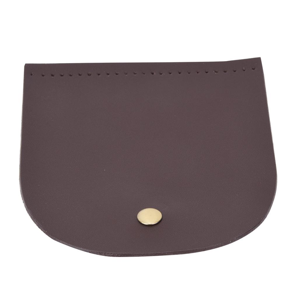 

Сумка-книжка из кожи с магнитной пряжкой, самодельные детали для сумок с бронзовыми аксессуарами кофейный