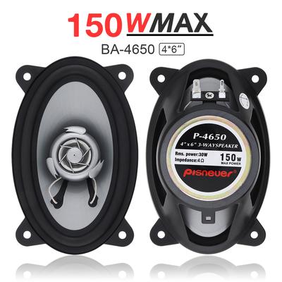 2pcs 4x6 Inch 150W Car Speaker Automobile Car HiFi Audio Full Range Frequency Coaxial Subwoofer Auto High Pitch Loudspeaker