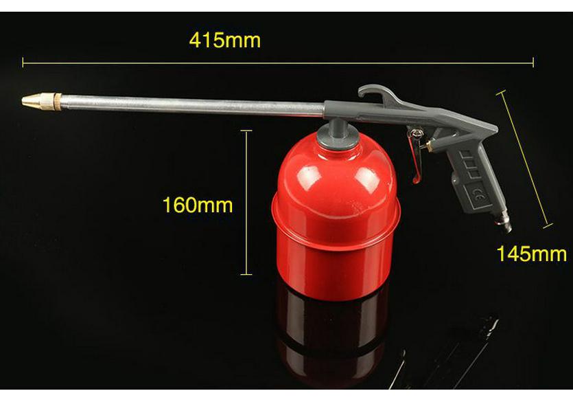 Pneumatic Dual-Use Engine Cleaning & Duster Gun with Oil Injector