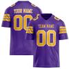 Camisetas de Rugby Personalizadas con Nombre y Número de Equipo, Cuello Personalizado Morado, Camiseta Deportiva para Hombre, Holgada, Secado Rápido, Uniformes de Equipo