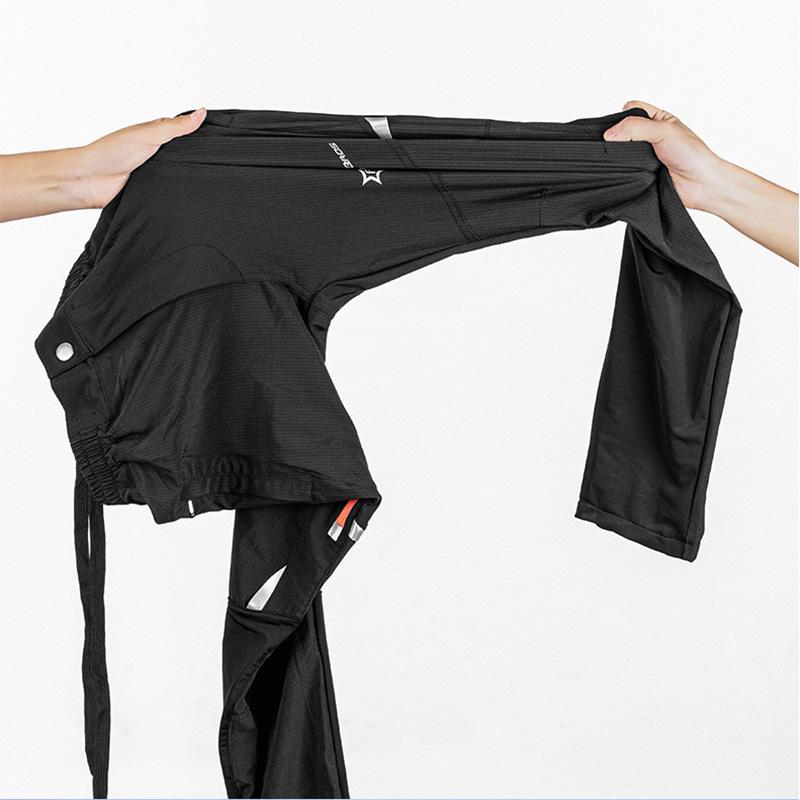 Comfortable Cycling Pants, Breathable Material, Size M, Black