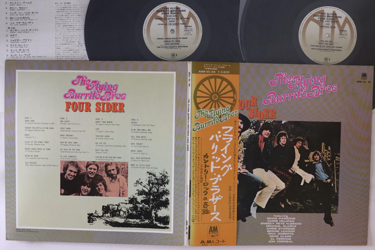 

LP Record FLYING BURRITO BROTHERS - Four Sider AMW4546 AM 1974 Japan Obi Rock Used