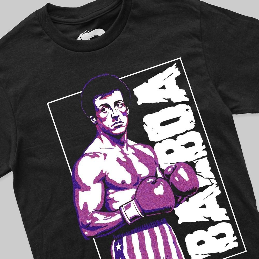 Rocky Balboa Stallone Fan Movie Boxing Merch Gift Men Husband Boyfriend Shirt