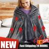 3 Heating Levels Fleece Heated Blanket Wearable Warmer Coral Velvet Blanket Quickly Heated Cape Pad USB Electric Heated Blanket