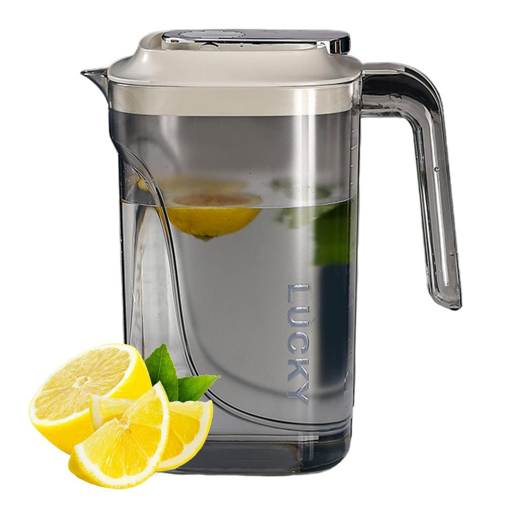 

Диспенсер для воды для холодильника 2200 мл, бутылка для воды для холодильника, экономящая место емкость для воды для ежедневного увлажнения 2.2L белый