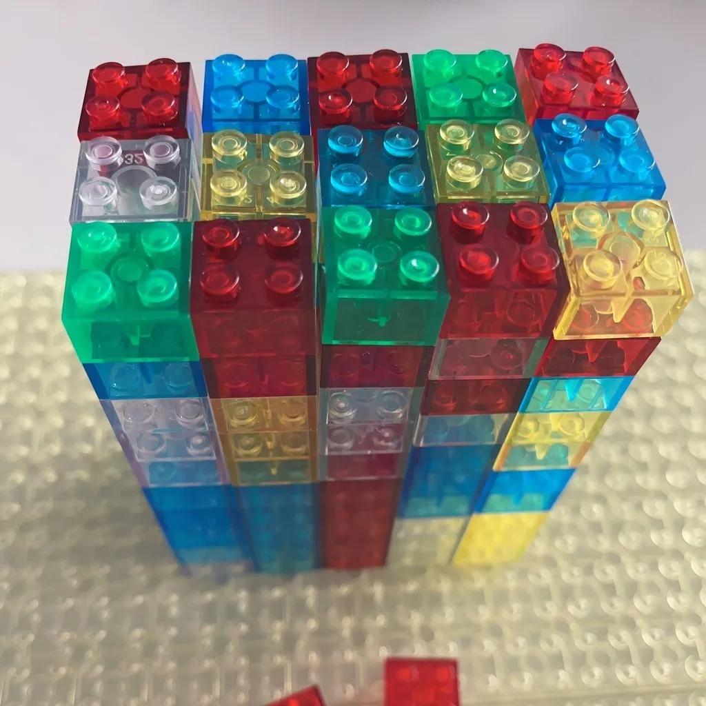 20 buc Cărămidă Transparentă Clară 2x2 Bloc de Construcție Piese MOC Jucării Pentru Copii Casă DIY Cascadă Compatibil 3001 3003