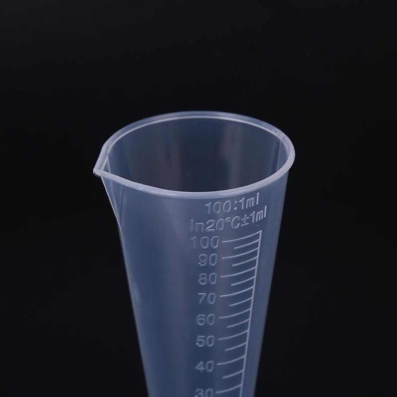 2Pcs/Set Measuring Cup Transparent Plastic Cone Reusable Kitchen Measuring Tool