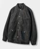 Dimitri Black French Work Jacket_Pu Washed Black