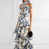 Frühling und Sommer neues Damen-Kleid mit böhmischem Urlaubsmuster und Trägern