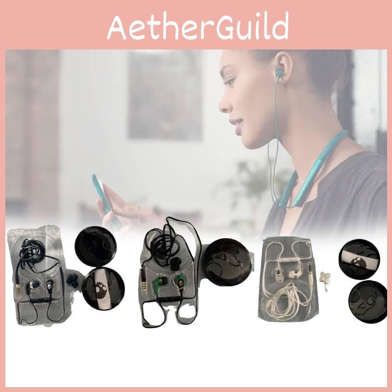 Skull Wired Head In Ear Headphones In Line Control Gaming Simple Plug Straight