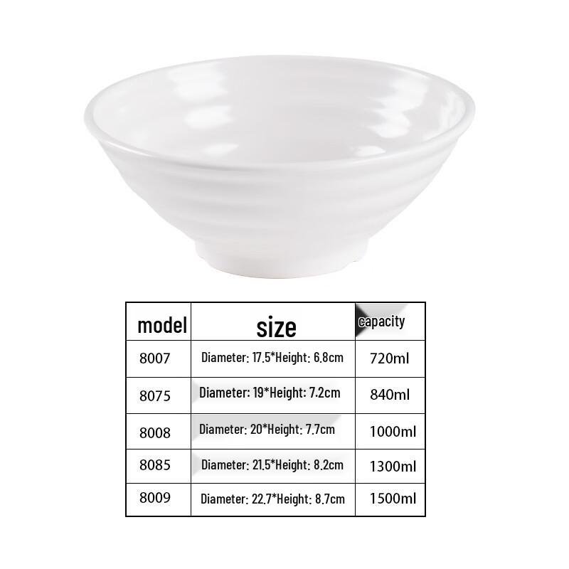 Dairuien Melamine Noodle & Soup Bowls (Set of 2)
