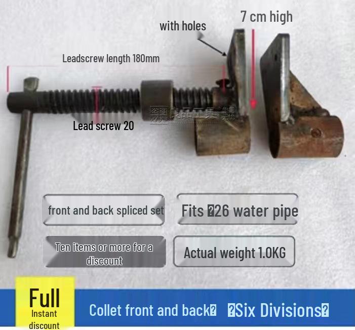 

Шестигранний затискач-шаблон для панелей і труб для столярних робіт, для з єднання та формування