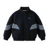 DAVE&BELLA Boys' Fleece-Lined Color-Block Knit Jacket