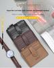 Baellerry Men's Korean Style Slim Card Holder: Multi-Card Slot, Driver's License Coin Purse with Simple Zipper Buckle